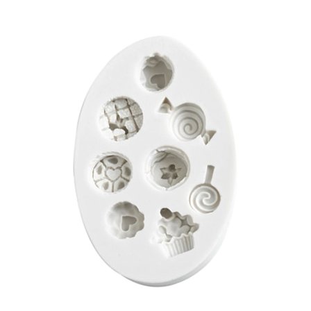 Silikonform Lera Harts Keramik Godis Fondant Choklad