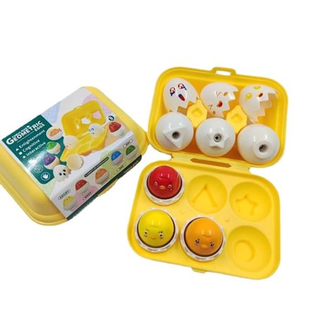Gömda och pipande ägg sorterare för bebisar 6+ månader