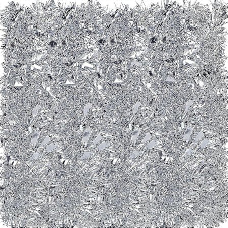 10 stk. Juleglitter Garland Tvunnet Metall Garland Skinnende Hengende Krans Ornamenter for Juletre Festutstyr Innendørs og Utendørs Dekor