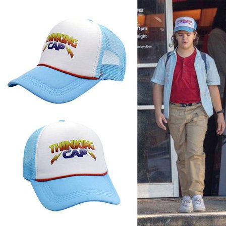 Grupo Erik Stranger Things Kasket | Stranger Things Tænke Kasket | Cosplay Hat Baseballkasket Stranger Things Gaver | Stranger Things Sæson 4