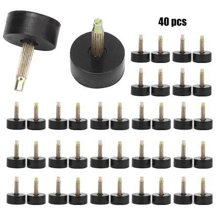 20 par høyhælte hæler plugger hæl erstatning spiss sko tilbehør 14MM