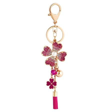 1 st Creative Fashion Praktisk Rhinestone Nyckelring Hängande Nyckelhållare Nyckelring Hänge Bar Nyckelkedja