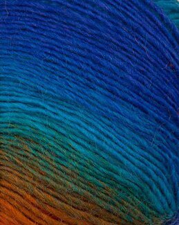 Garn Viking Nordlys 100g Orange multi