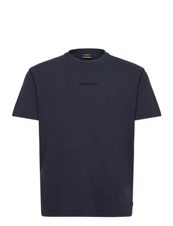 Micro Logo T Shirt Navy Superdry