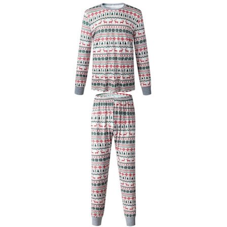Julepyjamas Matchende Familie Pyjamas Sæt Mor Far Børn Tøj Look Outfit Baby Pige Rompers Nattøj-FA-