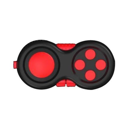 Handhållen Stress Relief Fidget Pad Lätt att bära Lätta antistressleksaker Presenter för vuxna barn Röd