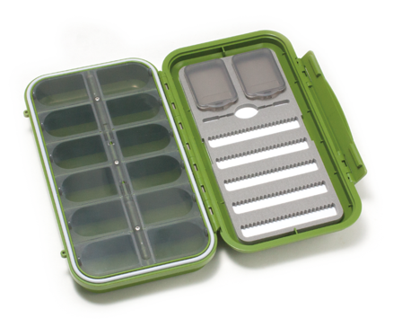 C&F Design Large 5-Row Dry & Nymph WP Fly Case w 12 Comp (CF-3305N)