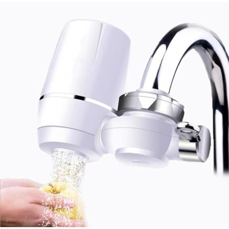 Hananvesisuodatin tiskialtaaseen, nopea virtaus, 400 gallonan hanakiinnitteinen vedenpuhdistusjärjestelmä hanaveteen