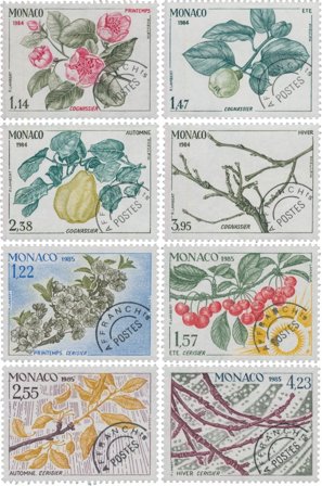 Monaco 1984-1985 - YT PO 82-89 - Postfrisk