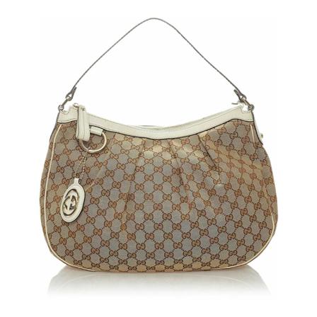Gucci Vintage, Shoulder Bags Bruin, Dames, Maat:ONE Size