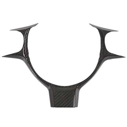 Ratpanelrammebeklædning Kulfiber Ratrammedekor Udskiftning til Subaru BRZ 2022+ Glossy VDF