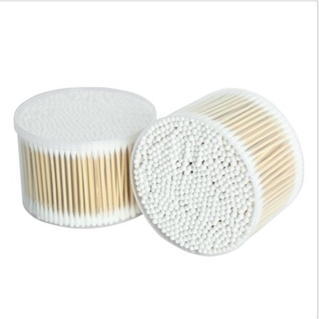 500 stk lange bomullspinner med treskaft bomullsspissapplikator