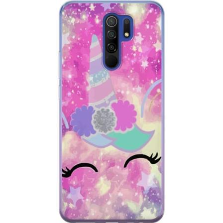 Xiaomi Redmi 9 Gjennomsiktig deksel Enhörning