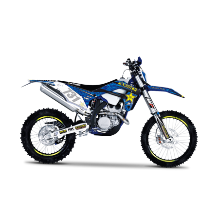 Planche d’Autocollants Blackbird Rockstar Energy - Sherco SE 125 Factory 2019-2019
