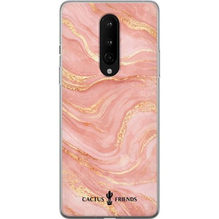 Yhteensopiva Puhelinkuori OnePlus OnePlus 8 Cactus and Friends – RoseGoldFlow
