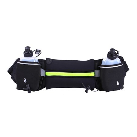 Hydreringsbælte med 2 flasker og praktisk lomme