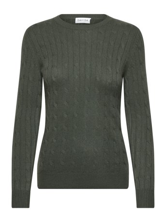 Davida Cashmere | O-Neck Cable | L