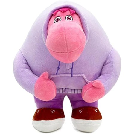 Inside Out 2 Plys, Inside Out 2 Legetøj, Angst Plys, Inside Out 2 Plysdyr, Pude Plys, Blød Dukke Bedste Gavevalg til Bir