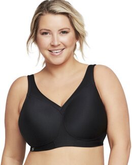 Sports-bh Svart - C75 - Glamorise