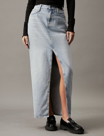 Calvin Klein Jeans Maxi Skirt - Blue - 27