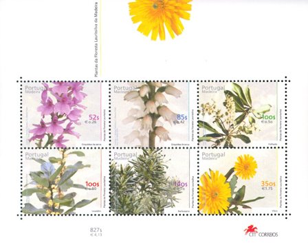Madeira - Blomster - Postfrisk miniark
