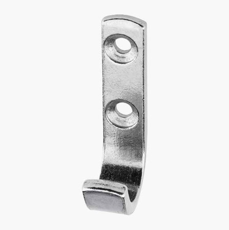 Klädkrok/hattkrok 8 cm krom - Biltema