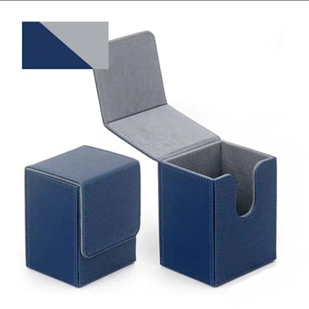 Spel MTG Trading Card Holder Deck Box MÖRKBLÅ MÖRKBLÅ