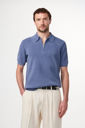 NN.07 Danny 6429 Polo Herren Blau Polyester