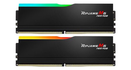 G.SKILL Ripjaws M5 NEO 6000MHz DDR5 64GB RGB (sort) 2x32gb, AMD EXPO/XMP 3.0, 36-36-36-96, 1.4v