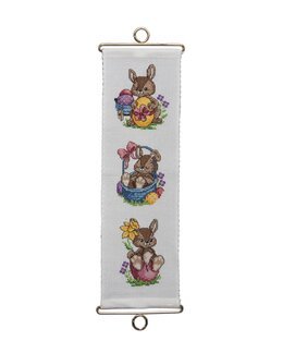 Kirjontapakkaus Miniseinävaate Busiga Harar-Svarta Fåret