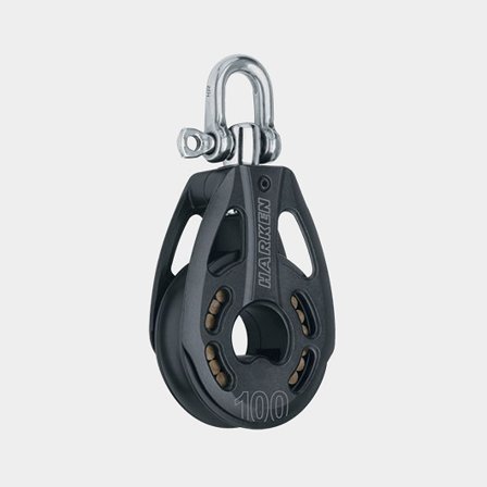 Harken 100mm Aluminum Block - Swivel (3246)