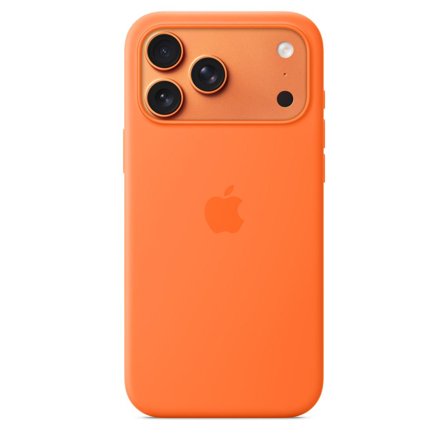 Apple iPhone 17 Pro Max Si Case Orange
