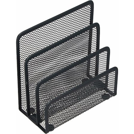 Brevsorter 17,2x7,8x13,5cm i antrasitt, svart