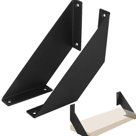 Rustik Vägghylla, Antik Heavy Duty Bracket, Vägghylla