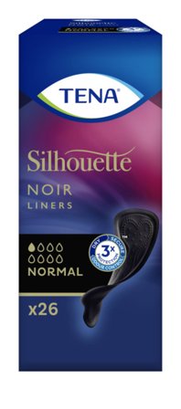 Tena Silhouette Normal bind sort 26 stk