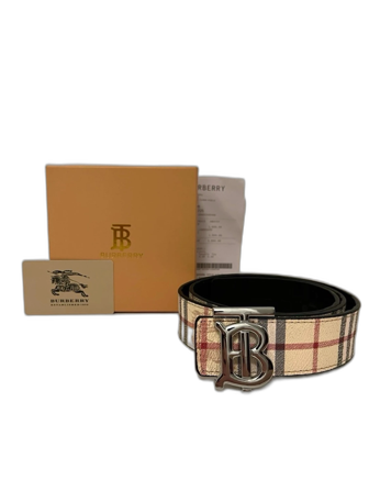 Vändbar Burberry bälte