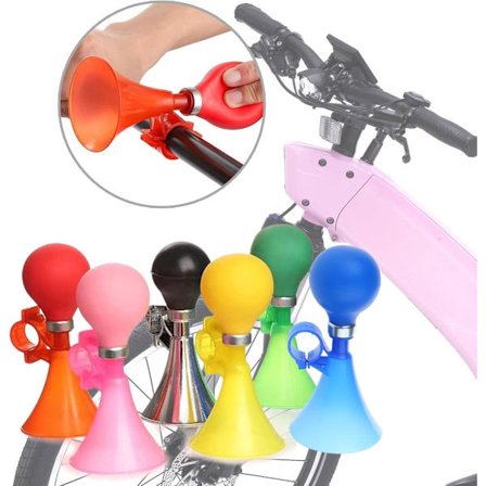 Cykelhorn - cykelklocka - barncykelklocka - 6-delars set manuellt cykelhorn siren snigel lufthorn