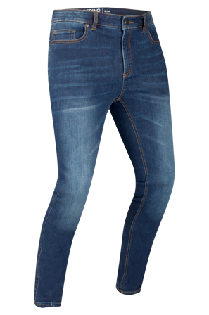 Motorradhose Bering Trust Slim Blau gewaschen XL