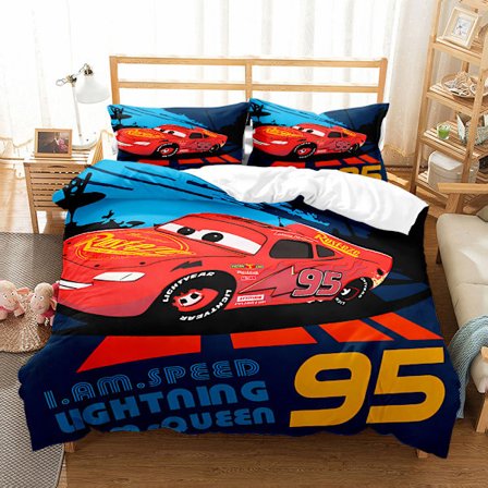 Dynetrekk med digitaltrykk av tegneseriebiler{REN}