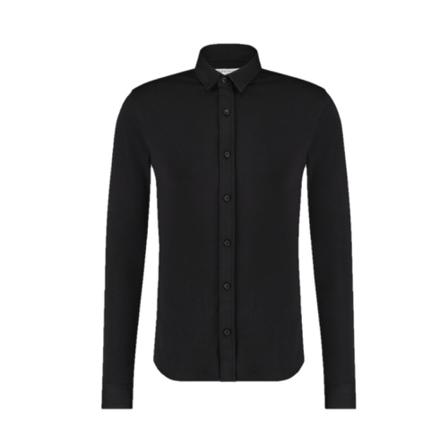 PureWhite, Shirt Jersey Zwart, Heren, Maat:S