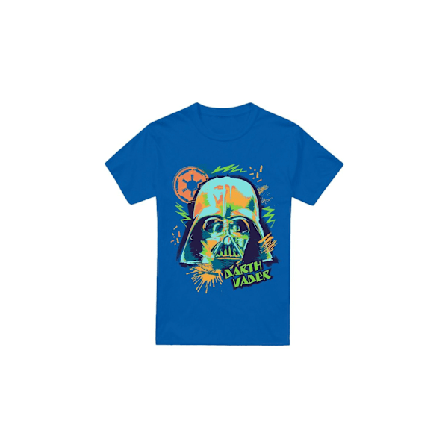 Star Wars Herr 90-tals Darth Vader T-Shirt XXL Kungsblå