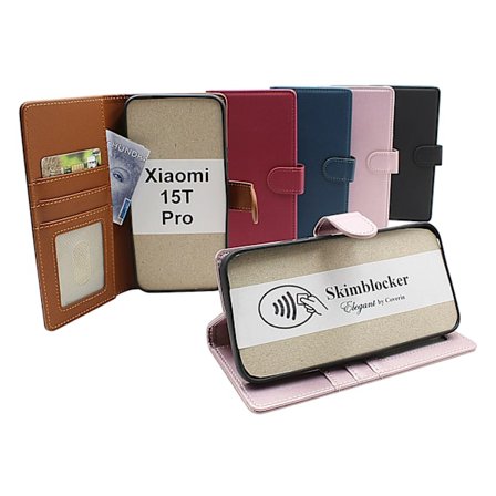 Skimblocker Xiaomi 15T Pro Plånboksfodral