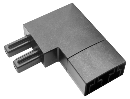 Aneta Lighting Scanled PRO 71237-15 Skjøt 90°, venstre Svart, Belysning