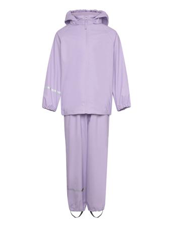 Basic Rainwear Set -Recycle Pu Outerwear Rainwear Rainwear Sets Purple CeLaVi