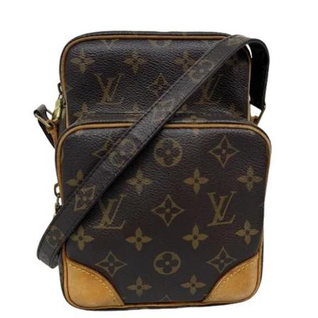 Louis Vuitton Vintage, Pre-owned Canvas louis-vuitton-bags Bruin, Dames, Maat:ONE Size