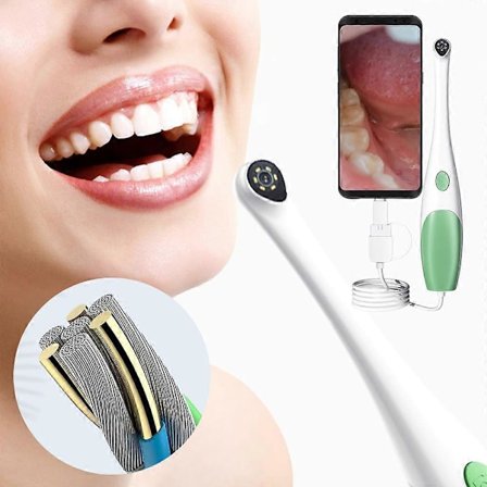 HD 1080P Visuell Dental Endoskop 6 LED Lys 3 I 1 Grensesnitt Tann Kamera Utstyr Oralt Speil