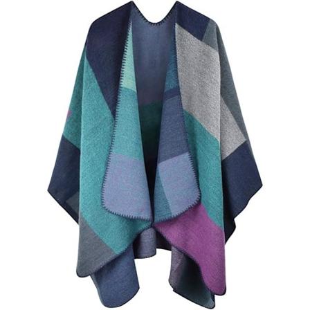 Dam Scarf Sjal Vinter Varm Pashmina Sjal Wrap Cape Frans Vintage Kashmir Sjal Varm Lång Stor Mjuk Scarves Ponchos Och Kappor För Kvinnor, 150*13
