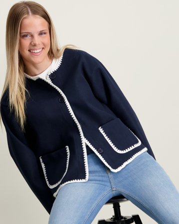 RYVLS Deco Stitch Jacket Blå Jakker Jente - Kids Brand Store