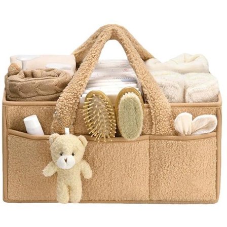 Pusletaske, Puslekurv, Puslebælte, Opbevaringskurv til vådservietter, Opbevaringsboks til bil, Opbevaringstaske, Khaki