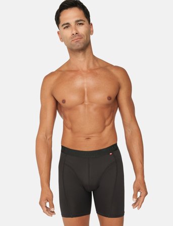 Danish Endurance Men's Sports Trunks Extra Long - Black - M